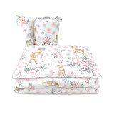 Lenjerie patut cu 3 piese, MimiNu, Pentru patut 120x60 cm